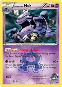 Team Aqua's Muk (8/34) [Double Crisis]