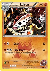 Team Magma's Lairon (13/34) [Double Crisis]