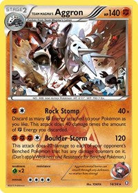 Team Magma's Aggron (14/34) [Double Crisis]