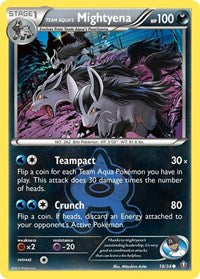 Team Aqua's Mightyena (18/34) [Double Crisis]