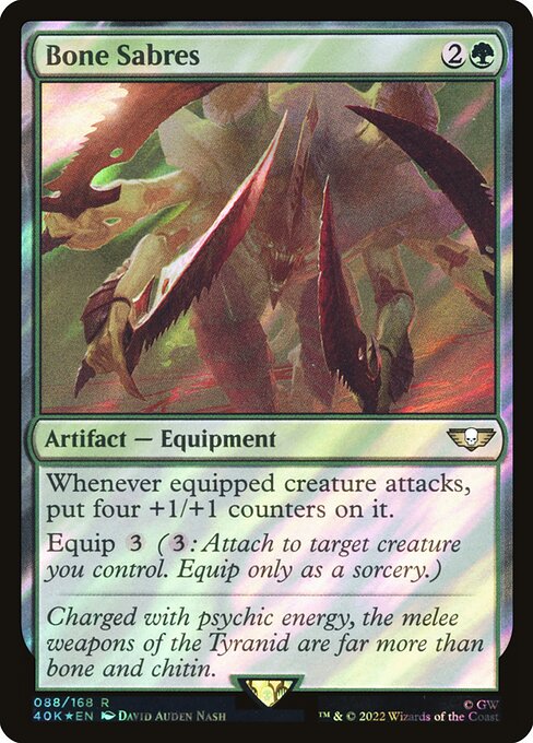 Bone Sabres (88★) [Warhammer 40,000 Commander]