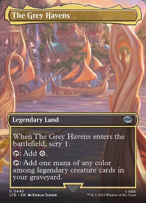 The Grey Havens (443) [The Lord of the Rings: Tales of Middle-earth] [Borderless]