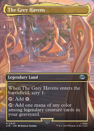 The Grey Havens (443) [The Lord of the Rings: Tales of Middle-earth] [Borderless]