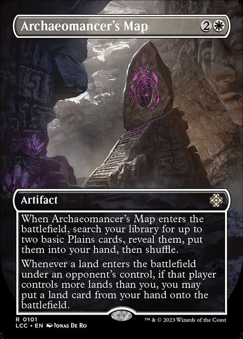 Archaeomancer's Map (101) [The Lost Caverns of Ixalan Commander] [Borderless]