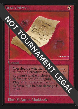 False Orders (IE) [International Edition]