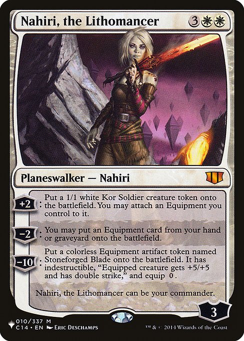 Nahiri, the Lithomancer (C14-10) [The List]