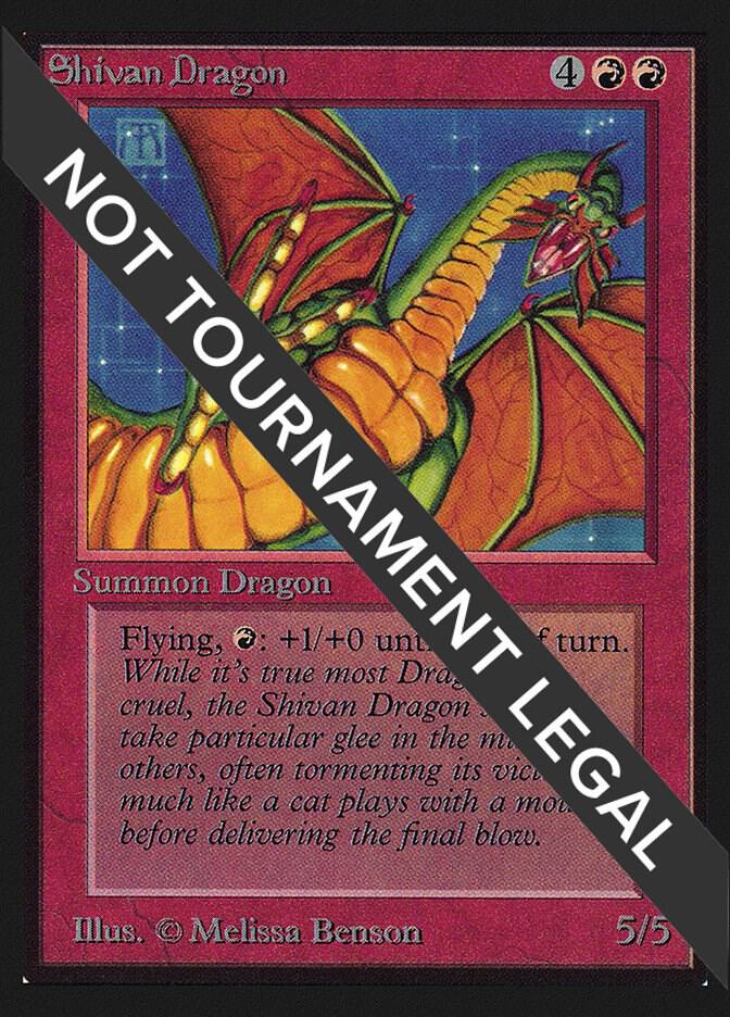 Shivan Dragon (IE) [International Edition]