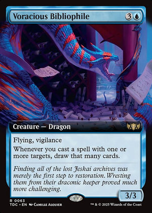 Voracious Bibliophile (63) [Tarkir: Dragonstorm Commander]