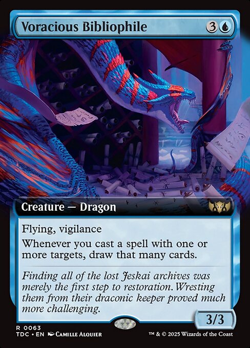Voracious Bibliophile (63) [Tarkir: Dragonstorm Commander]
