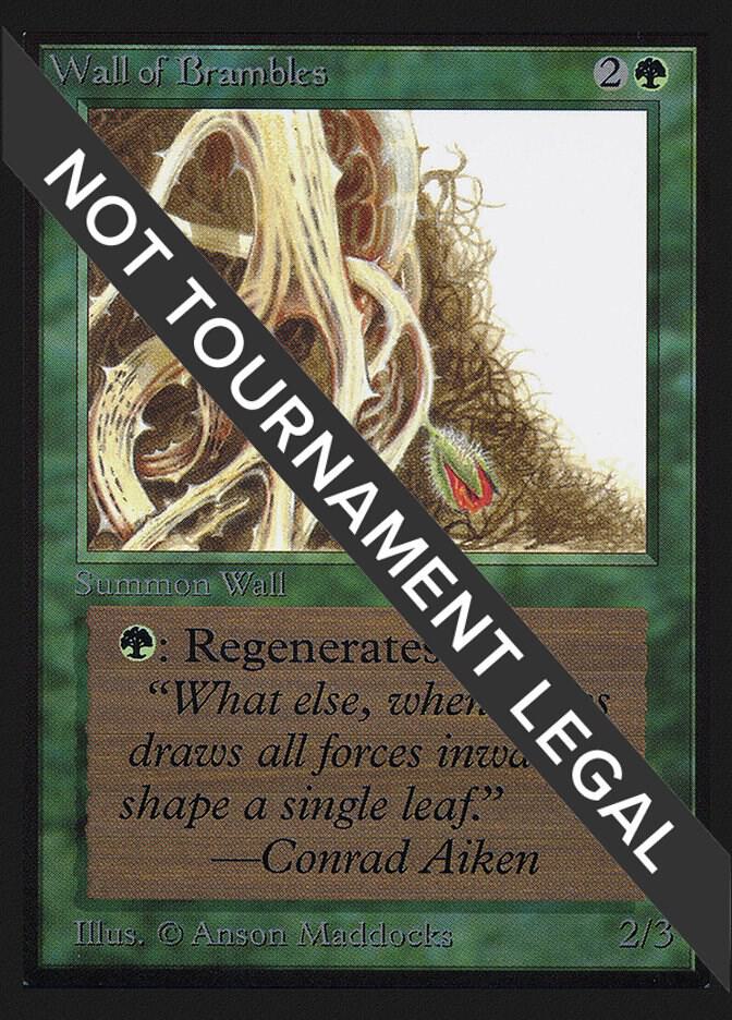 Wall of Brambles (IE) [International Edition]