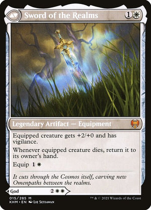 Halvar, God of Battle // Sword of the Realms (15) [Kaldheim] Reverse