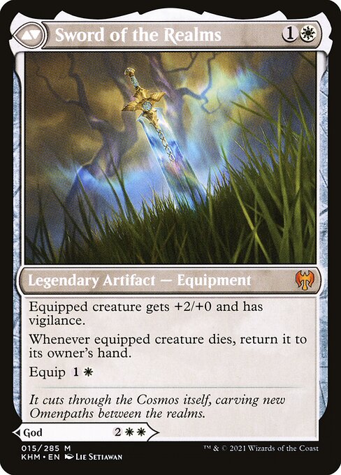 Halvar, God of Battle // Sword of the Realms (15) [Kaldheim] Reverse