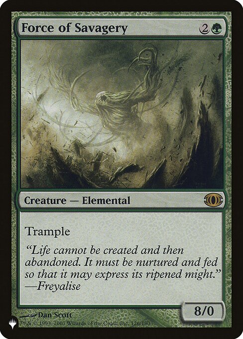 Force of Savagery (FUT-126) [The List]
