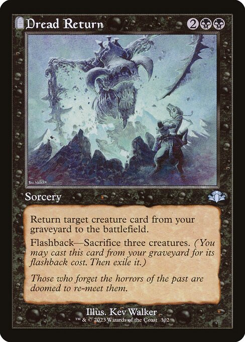 Dread Return (302) [Dominaria Remastered]