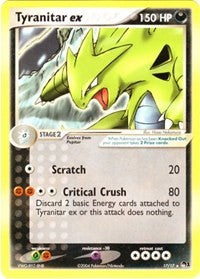 Tyranitar ex (Non-Holo) (017/017) [POP Series 1]