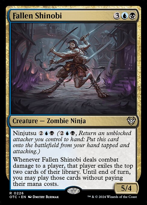 Fallen Shinobi (226) [Outlaws of Thunder Junction Commander]
