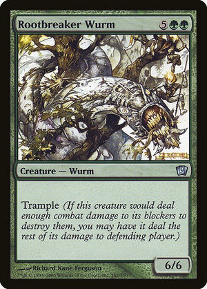 Rootbreaker Wurm (267★) [Ninth Edition]