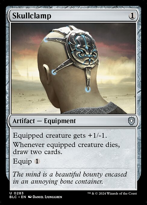 Skullclamp (283) [Bloomburrow Commander]