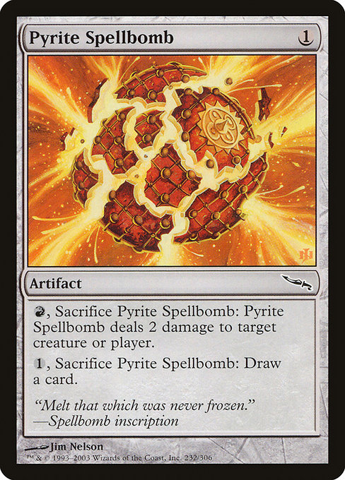 Pyrite Spellbomb (232) [Mirrodin]