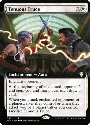 Tenuous Truce (95) [New Capenna Commander] [Extended Art]