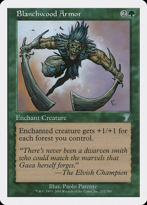 Blanchwood Armor (232) [Seventh Edition]