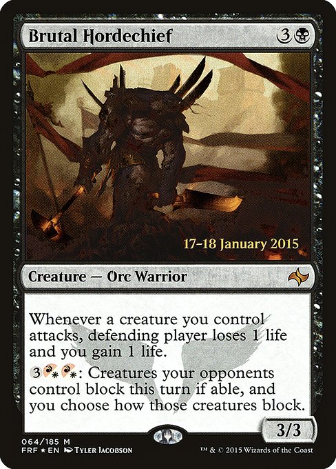 Brutal Hordechief (64s) [Fate Reforged Promos]