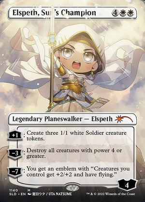 Elspeth, Sun's Champion (1140) [Secret Lair Drop] [Borderless]