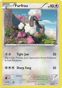 Furfrou (#20 - Noivern) (20/30) [XY Trainer Kit Sylveon and Noivern]