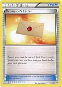 Professor's Letter (Noivern) (24/30) [XY Trainer Kit Sylveon and Noivern]