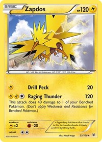 Zapdos (23/108) [XY Roaring Skies]