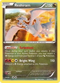 Reshiram (63/108) [XY Roaring Skies]