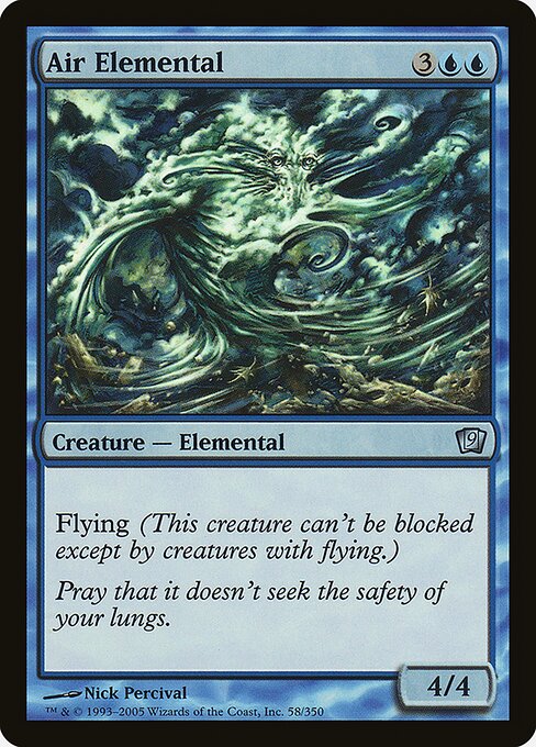 Air Elemental (58★) [Ninth Edition]