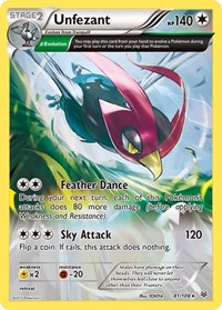 Unfezant (81 Delta) (81/108) [XY Roaring Skies]