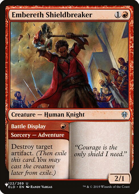 Embereth Shieldbreaker // Battle Display (ELD-122) [The List]