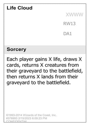 Life Cloud (RW13) [Unknown Event]