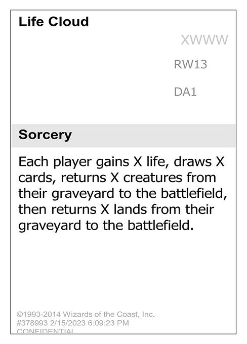 Life Cloud (RW13) [Unknown Event]