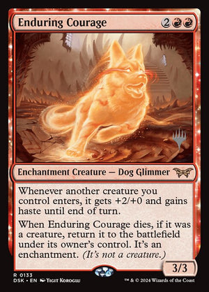 Enduring Courage (133p) [Duskmourn: House of Horror Promos]