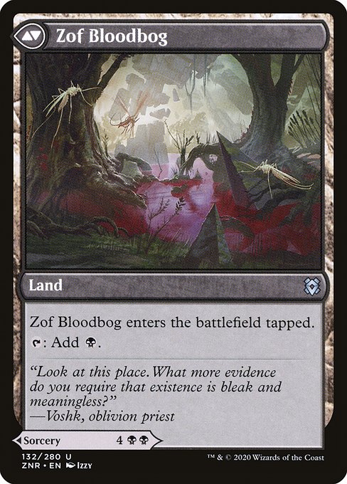 Zof Consumption // Zof Bloodbog (132) [Zendikar Rising]