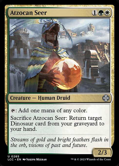 Atzocan Seer (265) [The Lost Caverns of Ixalan Commander]