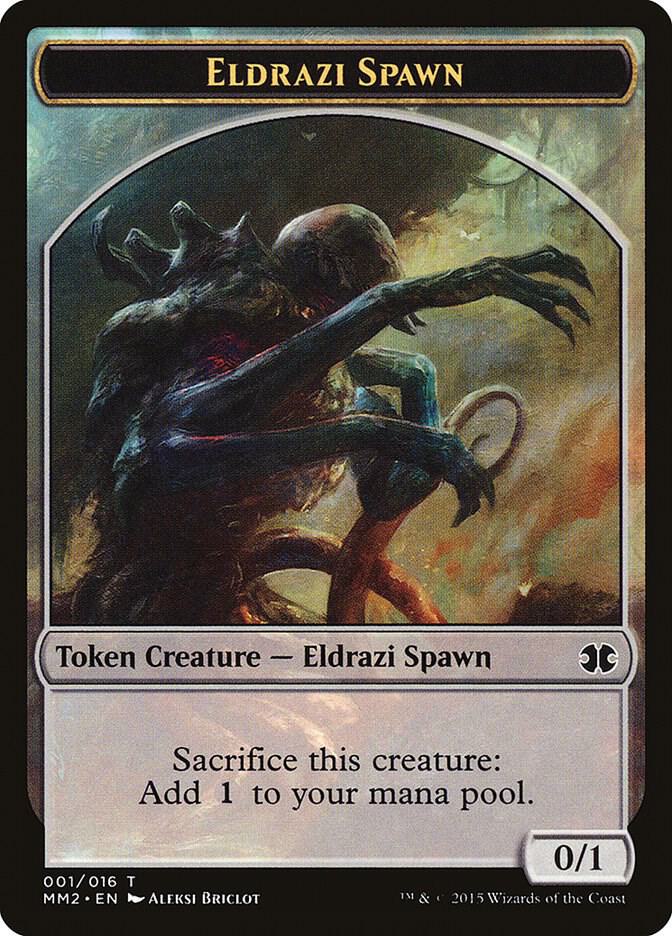 Eldrazi Spawn Token (001) [Modern Masters 2015]
