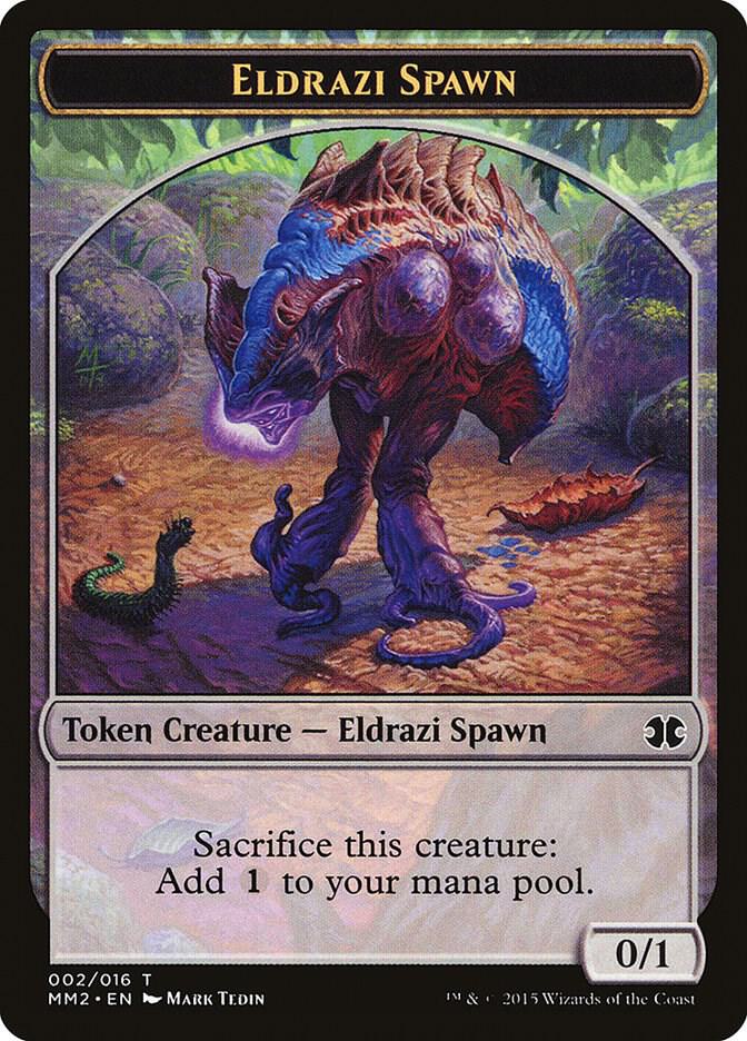 Eldrazi Spawn Token (002) [Modern Masters 2015]