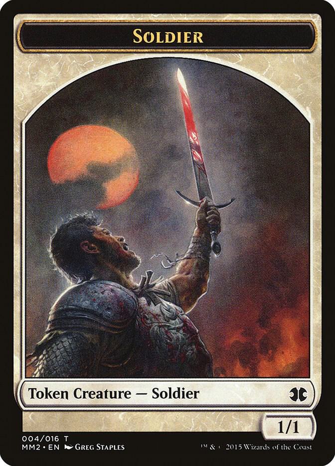 Soldier Token (4) [Modern Masters 2015]