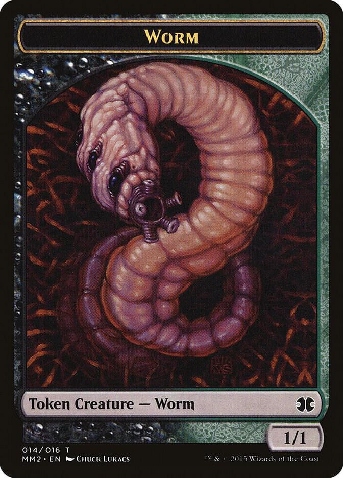 Worm Token (14) [Modern Masters 2015]