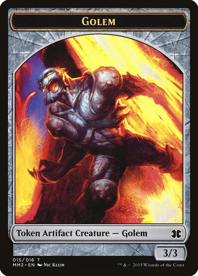 Golem Token (15) [Modern Masters 2015]