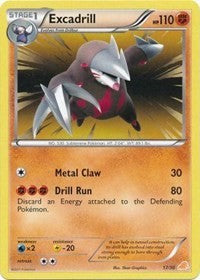 Excadrill (#17 Non-Holo) (17/30) [BW Trainer Kit Excadrill and Zoroark]