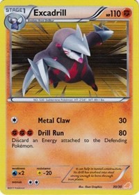 Excadrill (#30 Holo) (30/30) [BW Trainer Kit Excadrill and Zoroark]