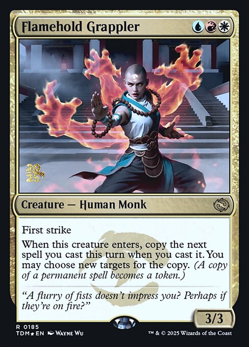Flamehold Grappler (185s) [Tarkir: Dragonstorm Promos]