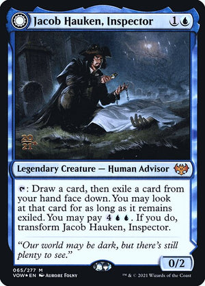 Jacob Hauken, Inspector // Hauken's Insight (65s) [Innistrad: Crimson Vow Promos]