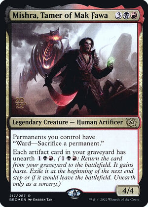 Mishra, Tamer of Mak Fawa (217s) [The Brothers' War Promos]
