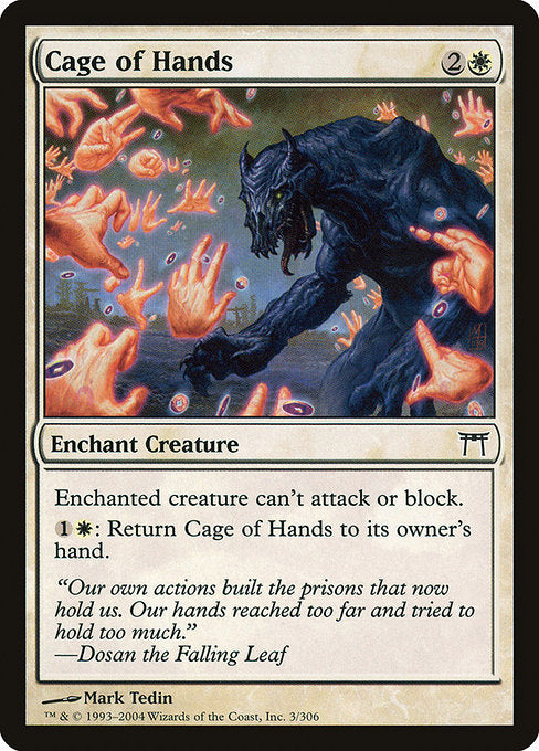 Cage of Hands (3) [Champions of Kamigawa]